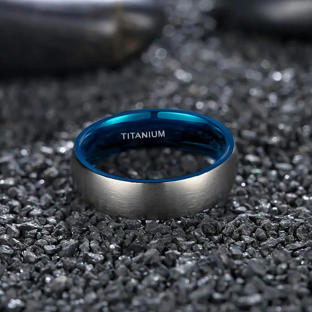 Blue Silver ring