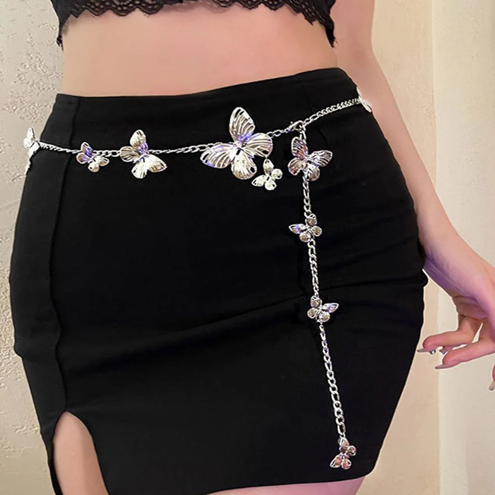 Long Butterfly Waist Chain