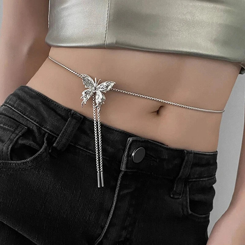 Long Butterfly Waist Chain